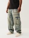 DENIM BIG T CARGO PANT