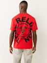PUFF PRINT BUDDHA FACE TEE