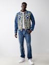 RICKY BUDDHA CAMO SUPER T STRAIGHT JEAN