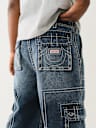 DENIM BIG T CARGO PANT