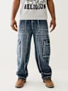 DENIM BIG T CARGO PANT