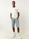 RICKY FRAYED FLAP DENIM SHORT