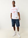 BOBBY FLAP BAGGY DENIM SHORT