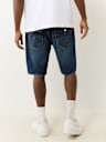 BOBBY FLAP BAGGY DENIM SHORT