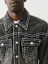 DENIM BIG T JACKET