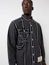 SINGLE NEEDLE DENIM CARPENTER SHIRT