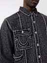 SINGLE NEEDLE DENIM CARPENTER SHIRT