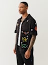 GROOVY EMBROIDERY CAMP COLLAR SHIRT