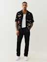 GROOVY EMBROIDERY CAMP COLLAR SHIRT