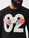 PATCH CREW SWEATSHIRT