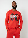 PATCH CREW SWEATSHIRT