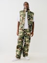 TWILL BIG T CARGO BAGGY PANT 