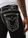 BILLY SUPER T FLAP BOOTCUT JEAN 34"