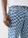 RICKY WAVY CHECKERED STRAIGHT JEAN 