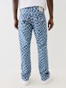 RICKY WAVY CHECKERED STRAIGHT JEAN 