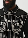 JIMMY ROPE STITCH DENIM JACKET