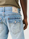 JOEY DESTROYED SLIT SLIM FLARE JEAN