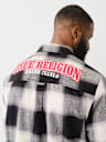 BUFFALO PLAID PATCH WORKWEAR SHIRT
