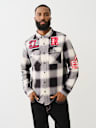 BUFFALO PLAID PATCH WORKWEAR SHIRT