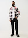 BUFFALO PLAID PATCH WORKWEAR SHIRT