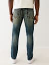 JEANS SKINNY ROCCO CON HERRADURA TRADICIONAL Y COSTURAS BIG T
