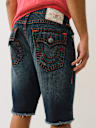 RICKY SUPER T FRAYED SHORT
