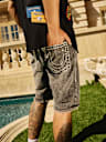 RICKY SUPER T FRAYED SHORT