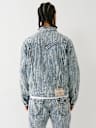 ULTRA DISTRESSED ROPE STITCH TRUCKER JACKET
