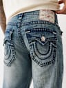 RICKY SUPER T TRIPLE HORSESHOE STRAIGHT JEAN