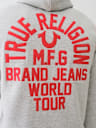BIG T SLUB ZIP HOODIE