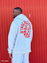 BIG T SLUB ZIP HOODIE