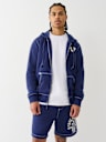 BIG T SLUB ZIP HOODIE