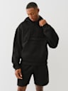 CINCHED LOGO APPLIQUE HOODIE