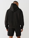 CINCHED LOGO APPLIQUE HOODIE