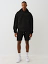 CINCHED LOGO APPLIQUE HOODIE