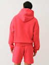 CINCHED LOGO APPLIQUE HOODIE