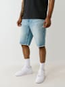 RICKY EMBROIDERED BUDDHA POCKET FRAYED SHORT