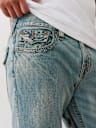 RICKY AIRBRUSH FLAP STRAIGHT JEAN 34”
