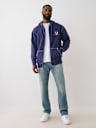 BIG T METALLIC WORLD TOUR ZIP HOODIE