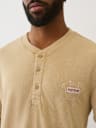 MINERAL PATCH HENLEY TEE
