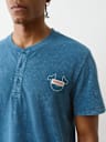MINERAL PATCH HENLEY TEE