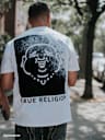 FLOCKED BUDDHA TEE