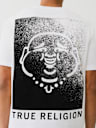 FLOCKED BUDDHA TEE