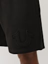 HORSESHOE APPLIQUE SWEAT SHORT