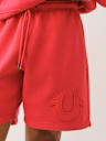 HORSESHOE APPLIQUE SWEAT SHORT