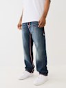BOBBY SUPER T TRIPLE LOGO BAGGY JEAN 32"