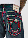 BOBBY SUPER T TRIPLE LOGO BAGGY JEAN 32"