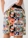 ALLOVER TROPICAL LOGO BOARD SHORT
