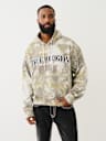 SUDADERA CON CAPUCHA CAMUFLADA CON LOGOTIPO