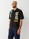 OVERSIZED PATCH POLO SHIRT
